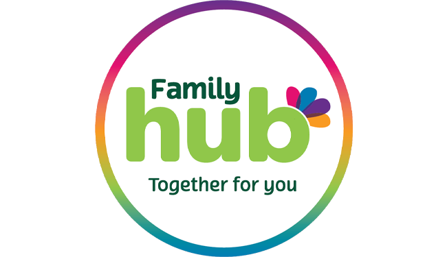 Family Hubs - together for you logo